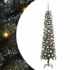 vidaXL Dirbtinė Kalėdų eglutė Žalia 180 cm PVC, plastikas ir plienas