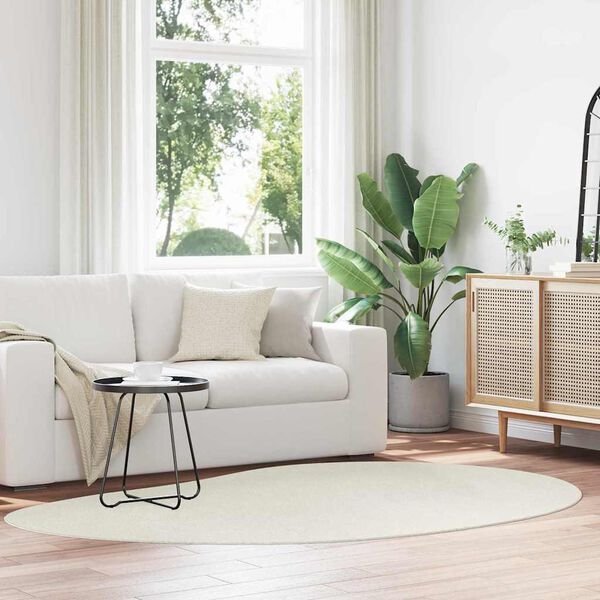 vidaXL Zoninės kiliminės dangos HUARTE Kreminė 160 x 230 cm