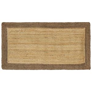 vidaXL Zoninės kiliminės dangos Pilka 60 x 110 cm Džiutas
