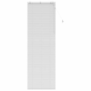vidaXL Venecijos žaliuzės Balta 80 x 250 cm 35 mm