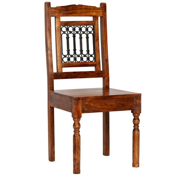 vidaXL Valgomojo stalo komplektas, 5 dalių, akacijos medienos masyvas