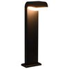 vidaXL Lauko LED &scaron;viestuvas, juodos sp., 9W, ovalo formos