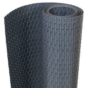 vidaXL Balkono pertvara, antracito spalvos, 300x90cm, poliratanas