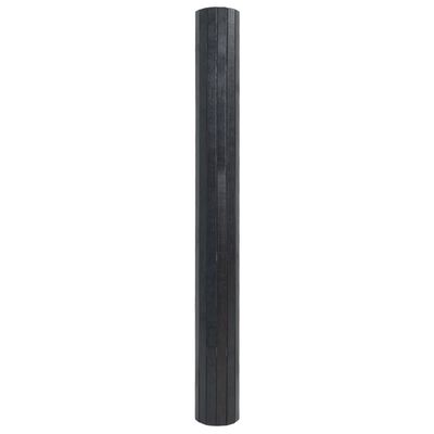 vidaXL Kilimas, pilkos spalvos, 70x200cm, bambukas, stačiakampis