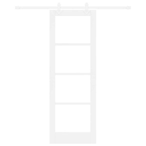 vidaXL Slankios durys Balta 73,5 x 211 cm