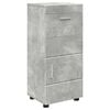 vidaXL Vonios spintos komplektas TULUM Betono pilka 37 x 31,5 x 82 cm