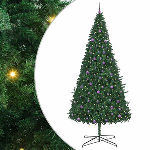 vidaXL Kalėdų eglutė Žalia 400 cm PVC