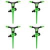 vidaXL Besisukantys purk&scaron;tuvai, 4vnt., žali/juodi, 16x13,5x25,5cm