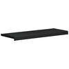 vidaXL Langų palangė Juoda su medienos tekstūra 100 x 30 x 4,5 cm PVC