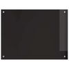 vidaXL Virtuvės užpakalinė plok&scaron;tė 2 pcs Juoda 80 x 60 cm