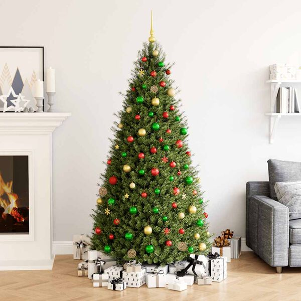 vidaXL Kalėdiniai žaisliukai, 112vnt., įvairių spalvų, polistirenas