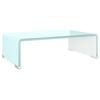 vidaXL TV stovas/monitoriaus pakyla, žalias, 40x25x11cm, stiklas