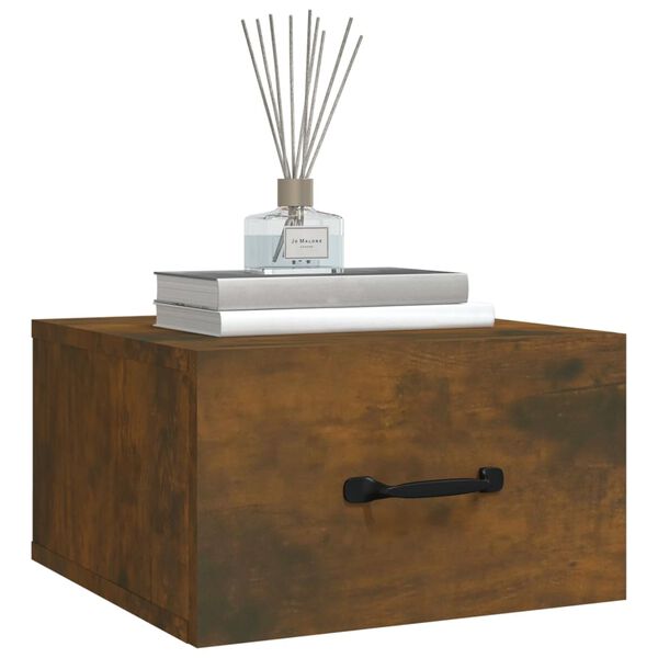 vidaXL Sieninės naktinės spintelės, 2vnt., ąžuolo, 35x35x20cm