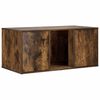 vidaXL Katės narvo baldai Dūminio ąžuolo 100 x 49 x 45 cm