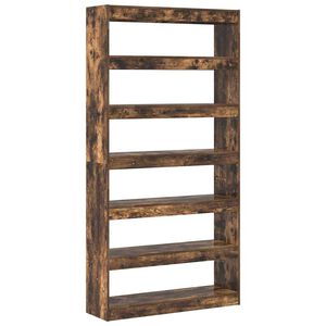 vidaXL Knygų spinta 6 auk&scaron;tų 100 x 30 x 198 cm Apdirbta mediena