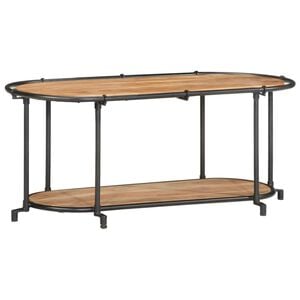 vidaXL Televizoriaus spintelė, 100x42x40cm, akacijos medienos masyvas