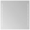 vidaXL Vonios kambario LED veidrodis, 30x30cm