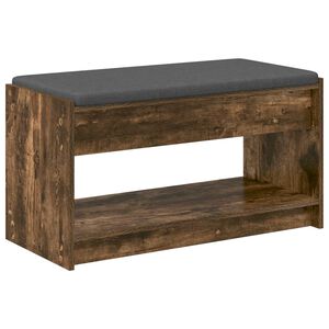 vidaXL Koridoriaus suolas Rūkytas Ąžuolas 83 x 38 x 45 cm