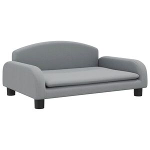 vidaXL Vaiki&scaron;ka sofa, &scaron;viesiai pilkos spalvos, 70x45x30cm, audinys