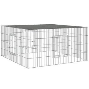 vidaXL Triu&scaron;ių narvas, 110x110x55cm, galvanizuota geležis
