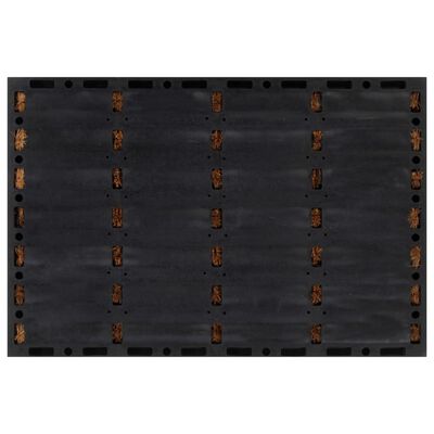 vidaXL Durų kilimėlis, 40x60cm, guma ir kokoso pluoštas, stačiakampis
