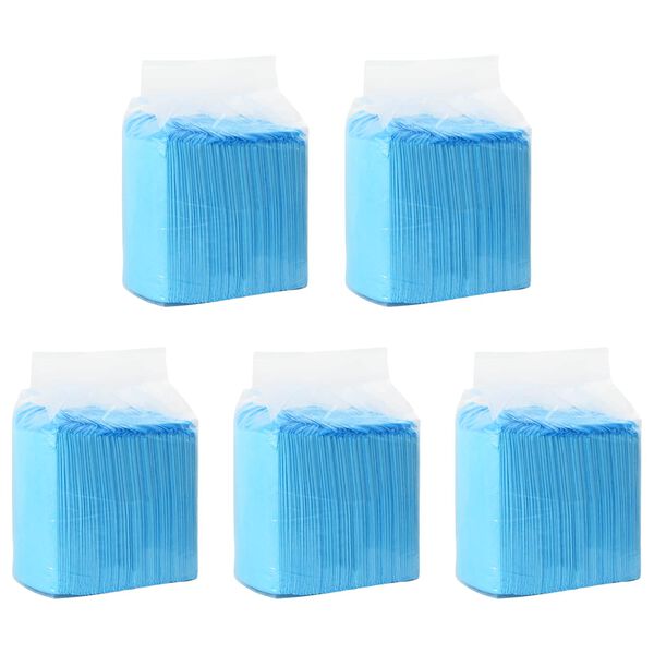 vidaXL Gyvūnų mokymo trinkelė 300 pcs Mėlyna ir balta 120 x 80 cm