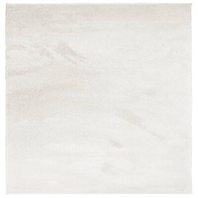 vidaXL Kilimas OVIEDO, smėlio spalvos, 120x120cm, trumpi šereliai