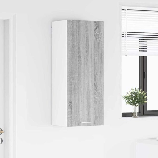 vidaXL Pakabinama spintelė Riga Pilkas Sonoma 40 x 31 x 100 cm