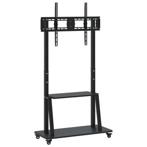vidaXL TV stovas ant ratukų 32-90 colių ekranui, 800x600mm, 100kg