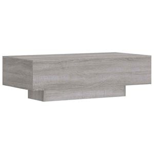 vidaXL Kavos staliukas, pilkas ąžuolo, 100x49,5x31cm, apdirbta mediena
