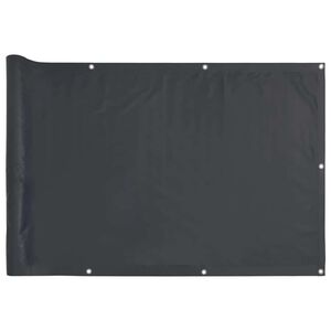 vidaXL Privatumo suteikianti pertvara, antracito, 600x75cm, PVC