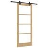 vidaXL Slankios durys Natūrali 86 x 211 cm