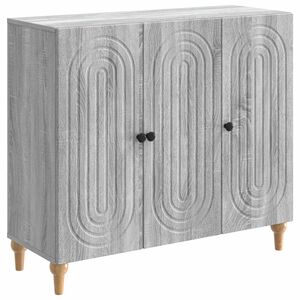 vidaXL Kabalas Pilka sonoma ąžuolo 89 x 34,5 x 80 cm Apdirbta mediena