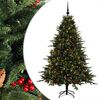 vidaXL Dirbtinė kalėdinė eglutė su rutuliuku 210 cm 300 LED