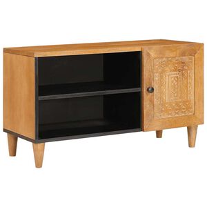 vidaXL TV vienetai &Scaron;viesiai rudas 80 x 33 x 46 cm Apdirbta mediena