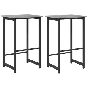 vidaXL Baro taburetė 2 vnt. Pilka Sonoma 40 x 32 x 74 cm