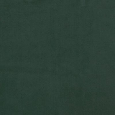 vidaXL Lovos rėmas, tamsiai žalios spalvos, 120x190cm, aksomas