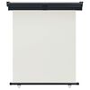 vidaXL Šoninė balkono markizė, kreminė, 145x250 cm