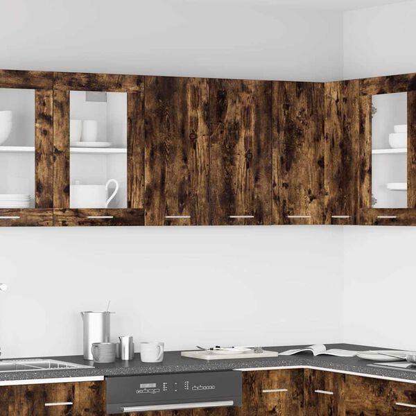 vidaXL Pakabinama spintelė, &ldquo;Lyon", dūminio ąžuolo, 60x31x60cm