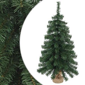 vidaXL Mini Kalėdų medis 45 cm PVC Žalia