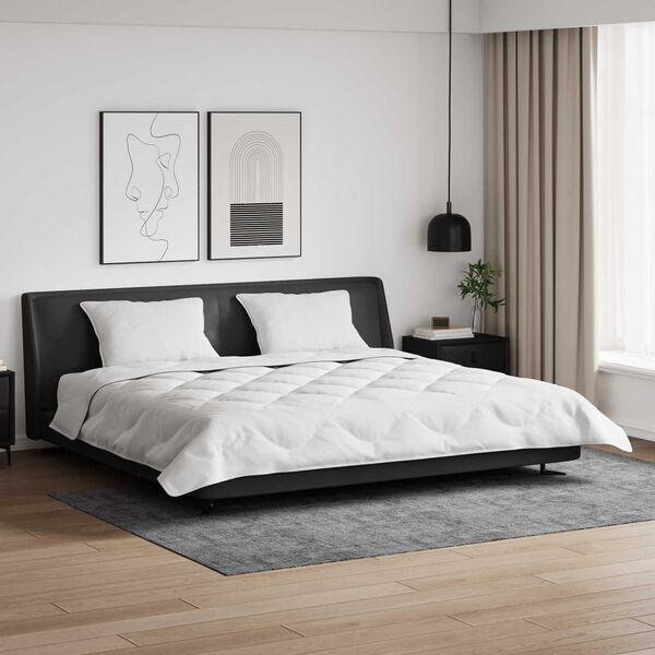 vidaXL Antklodė su pagalvėmis su pagalve 3 pcs Balta