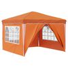 vidaXL Pop-up &scaron;ventinis palapinė 288 x 288 x 245 cm Oranžinė