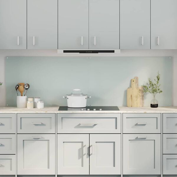 vidaXL Virtuvės užpakalinė plok&scaron;tė 2 pcs Balta 100 x 60 cm