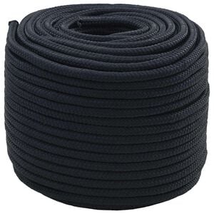 vidaXL Universali virvė 12 mm 25 m Karali&scaron;ka mėlyna Poliesteris