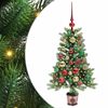 vidaXL Kalėdų eglutė su 150 LED s stovu Žalia 90 cm PE