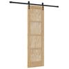 vidaXL Slankios durys ORKDAL 61 x 198,5 cm Pu&scaron;ies medienos masyvas
