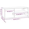 vidaXL Sieninė spintelė, 80x30x30cm, pušies medienos masyvas