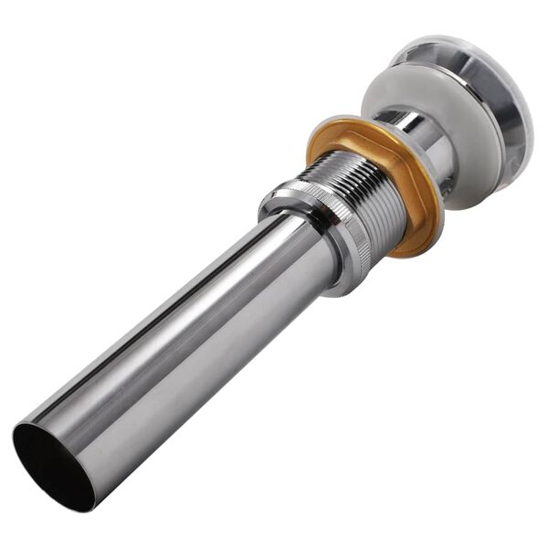 vidaXL Iššokantis plautuvės vamzdis, nerūdijantis plienas