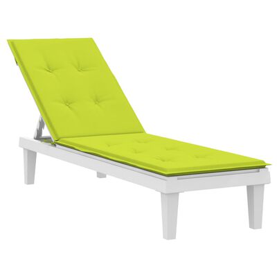 vidaXL Terasos kėdės pagalvėlė, ryškiai žalia, (75+105)x50x3cm