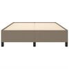 vidaXL Lovos rėmas be čiužinio, taupe spalvos, 140x200cm, audinys